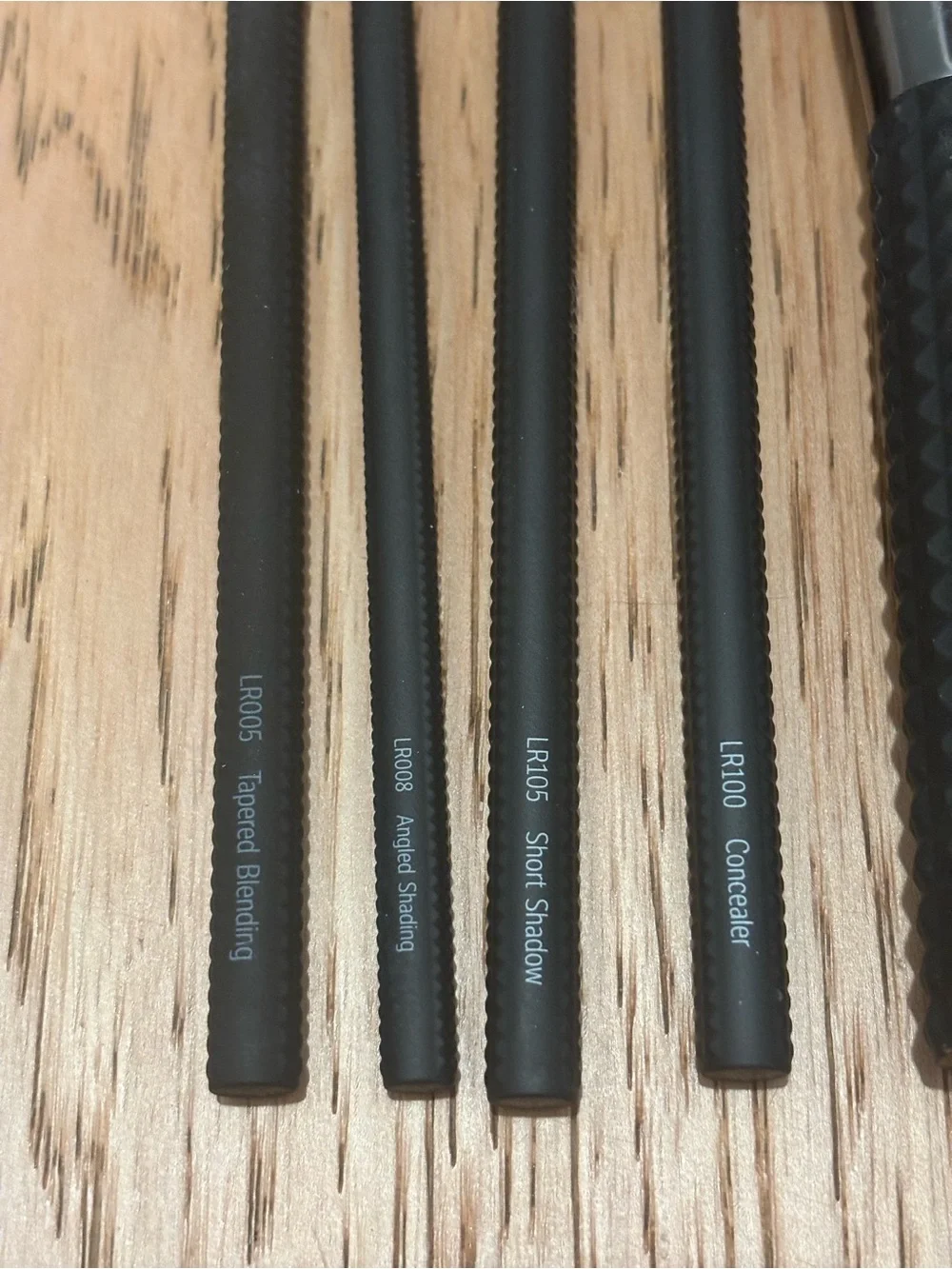 Professional 6-Piece Makeup Brush Set in Black by Laruce